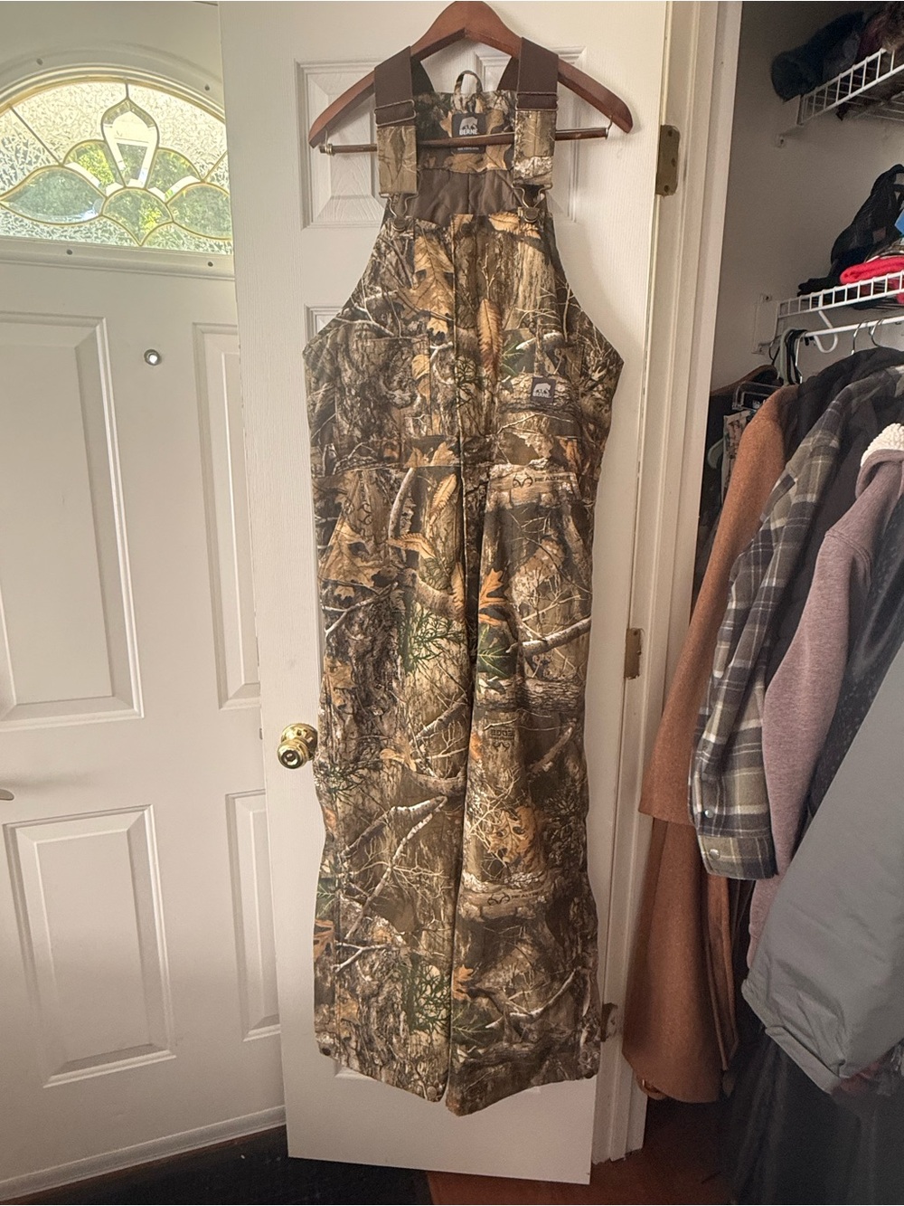 Berne Realtree Camo Insulated Bib Overalls